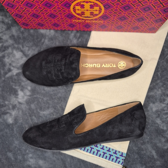 Tory Burch | Black Ruby Smoking Slippers | Size 6.5 EUC - Picture 4 of 11